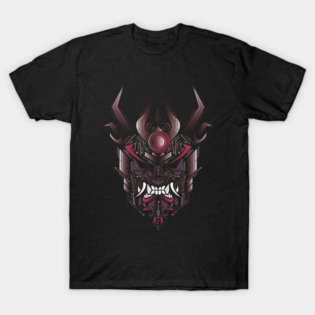 Oni Mask T-Shirt by PetrosAfshar